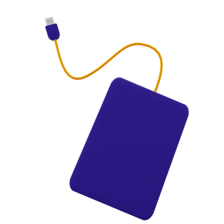 External Harddisk  3D Icon