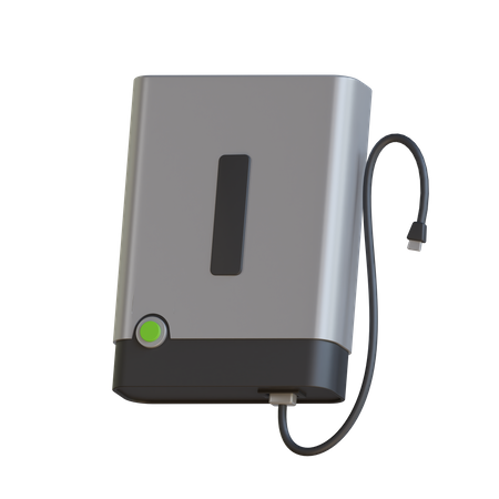 External Hardisk  3D Icon