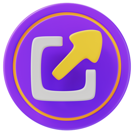 External Link  3D Icon