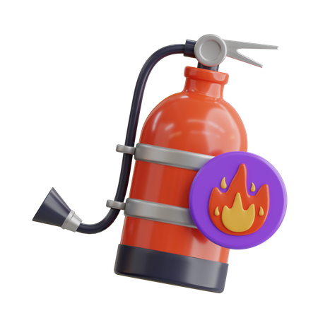 Extincteur d'incendie  3D Icon