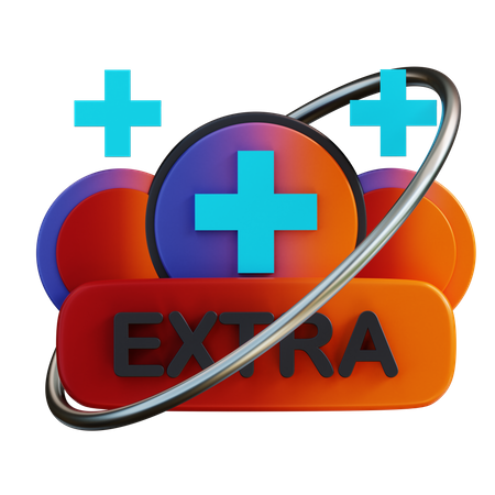 Extra  3D Icon