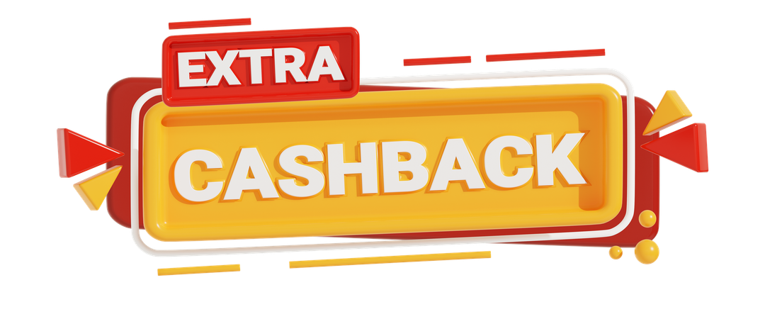 Extra Cashback  3D Icon