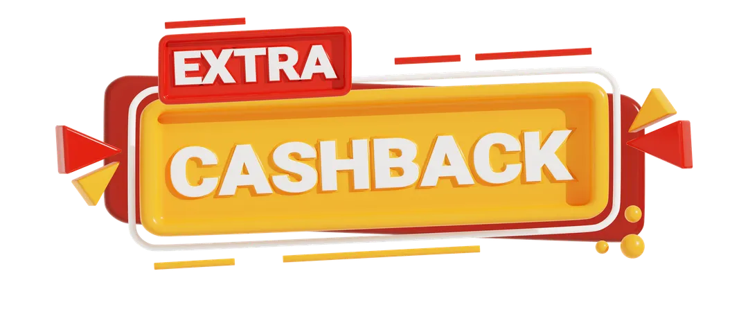 Extra Cashback  3D Icon