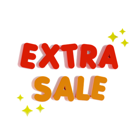 Extra sale  3D Icon