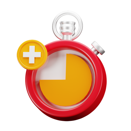 Extra time  3D Icon