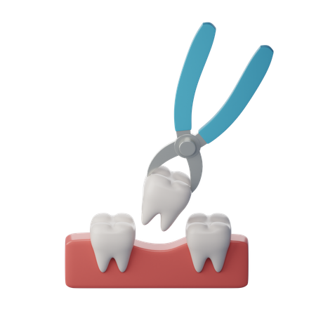 Extração de dente  3D Icon