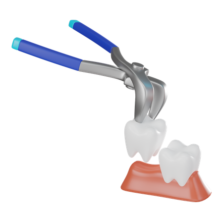 Extração de dente  3D Icon