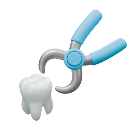 Extração de dente  3D Icon