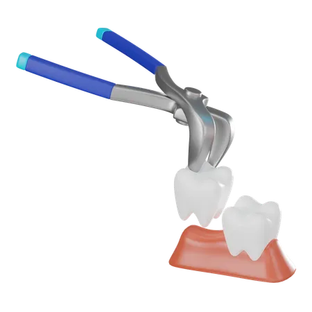 Extracción dental  3D Icon