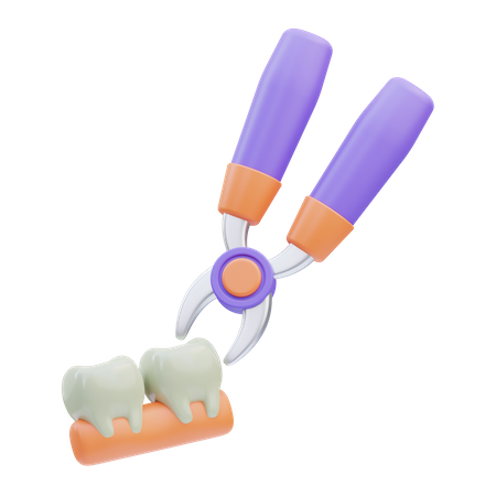 Extracción dental  3D Icon