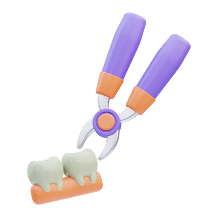 Extracción dental  3D Icon