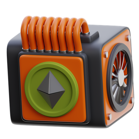 Extraction d'étherium  3D Icon