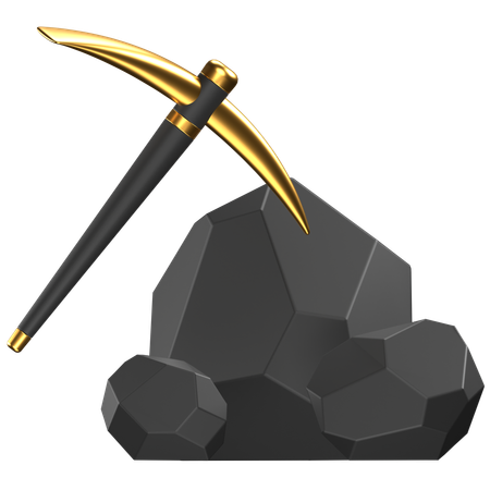 Mine de charbon  3D Icon