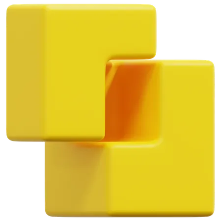 Extraire une forme abstraite  3D Icon