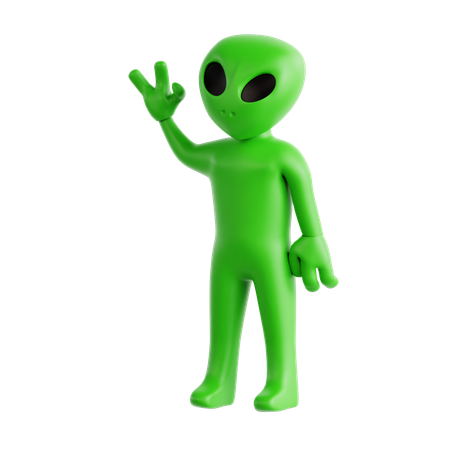 Extraterrestre  3D Icon