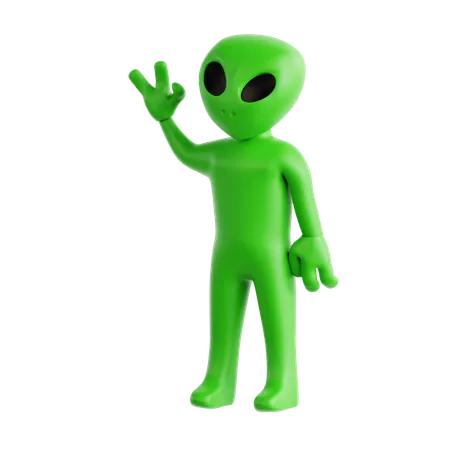 Extraterrestre  3D Icon