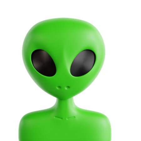 Extraterrestre  3D Icon