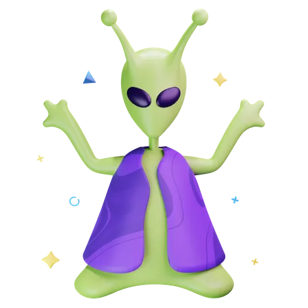 Extraterrestre  3D Icon