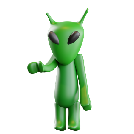 Extraterrestre  3D Icon