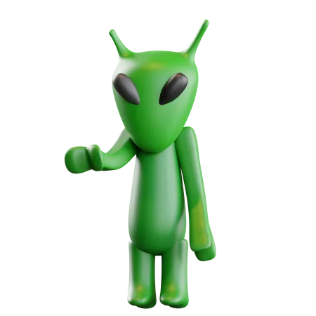 Extraterrestre  3D Icon