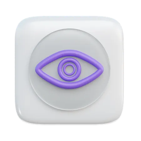 Eye 3 D Icon Which Can Be Used For Various Purposes Such As Websites Mobile Apps Presentation And Others 3D Icon