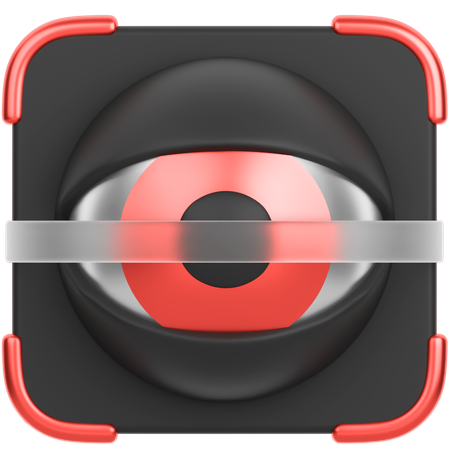 눈  3D Icon