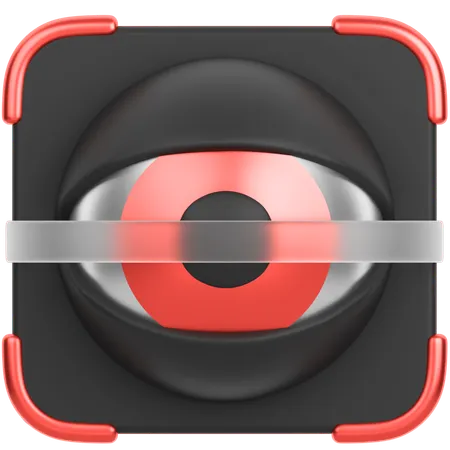 눈  3D Icon