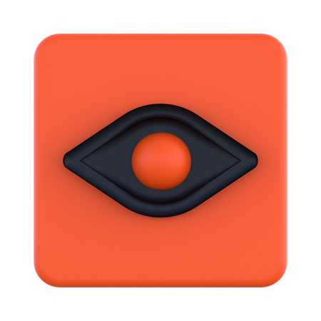 눈  3D Icon