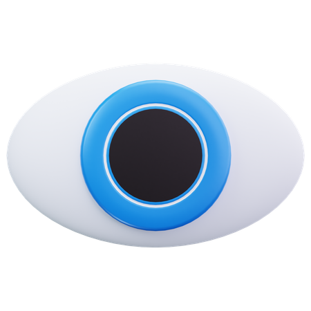 눈  3D Icon