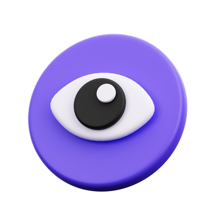 Eye 3D Icon