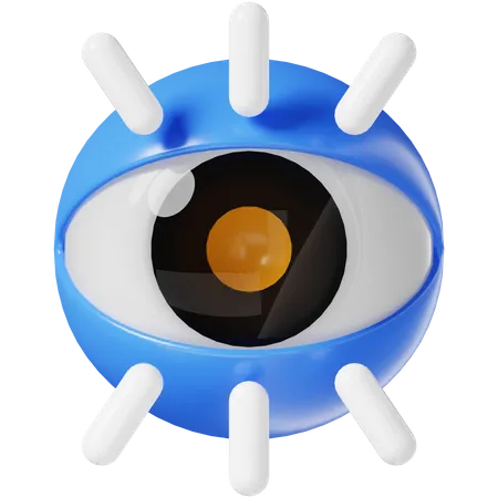 Eye 3 D Illustration 3D Icon