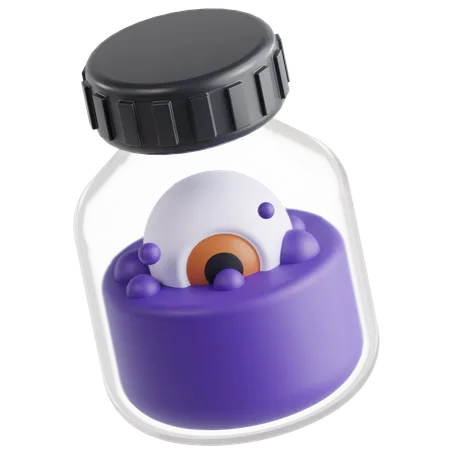 Eye Bottle  3D Icon