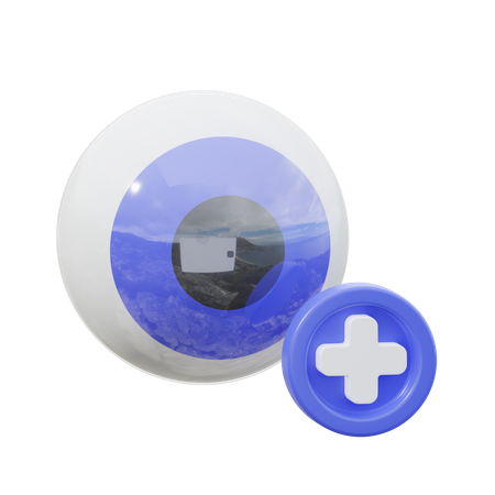 Eye Care  3D Icon
