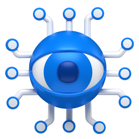 Eye Connection  3D Icon