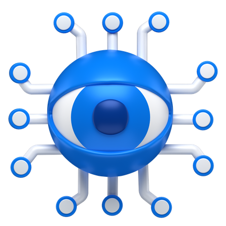 Eye Connection  3D Icon