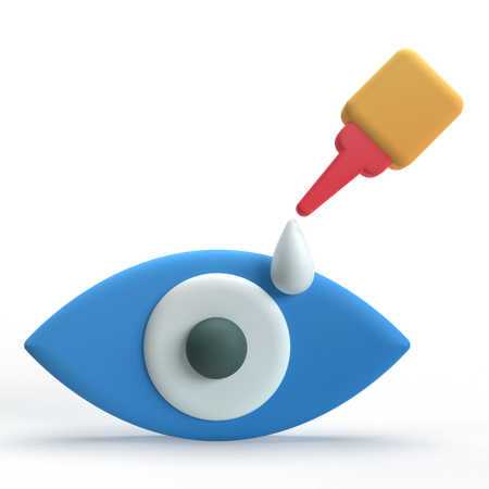 Eye Drop  3D Icon
