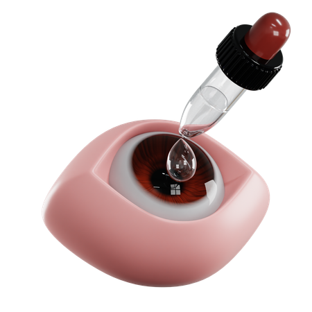 Eye Drop  3D Icon