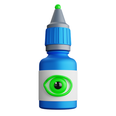 Eye Drop  3D Icon