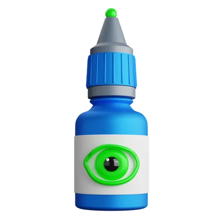 Eye Drop  3D Icon