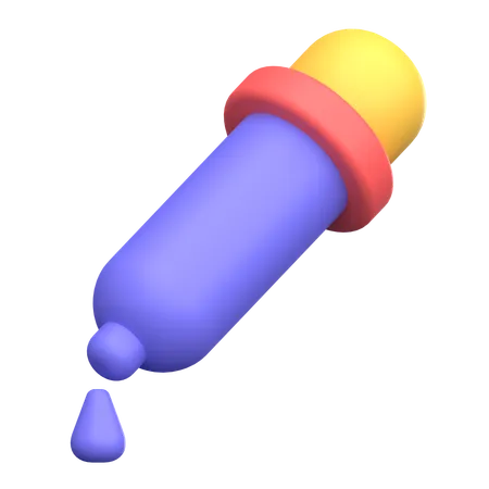 Eye Dropper Pipette  3D Icon