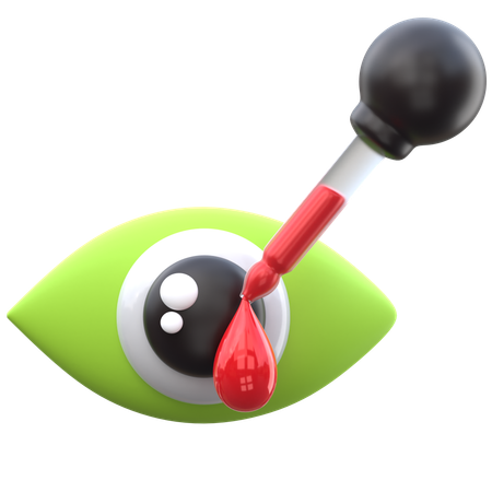 Eye Drops  3D Icon