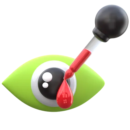 Eye Drops  3D Icon
