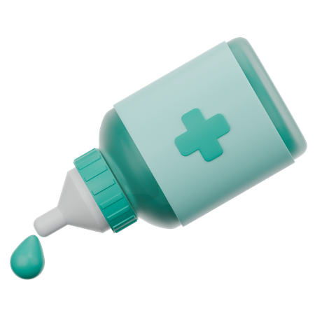 Eye Drops  3D Icon