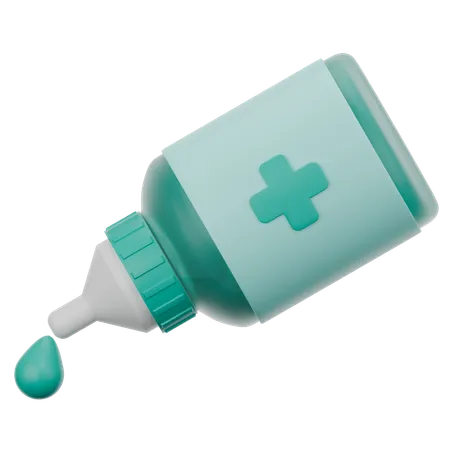 Eye Drops  3D Icon