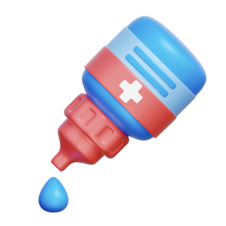 Eye Drops  3D Icon