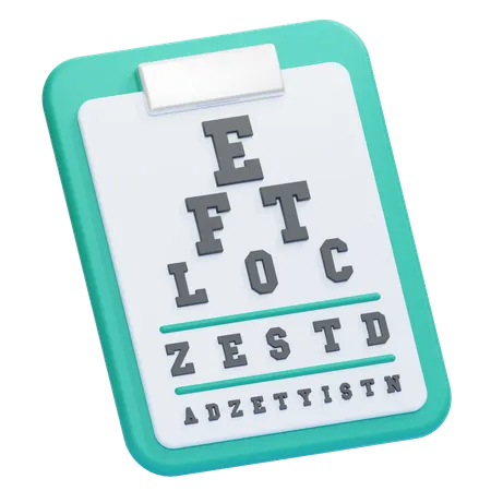 Eye Examination  3D Icon