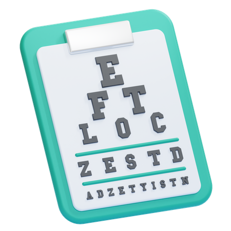 Eye Examination  3D Icon