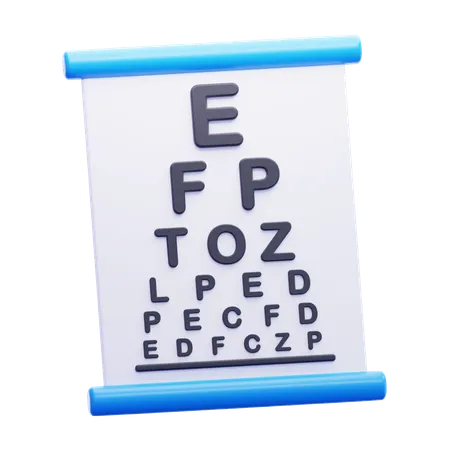 Eye Examination  3D Icon