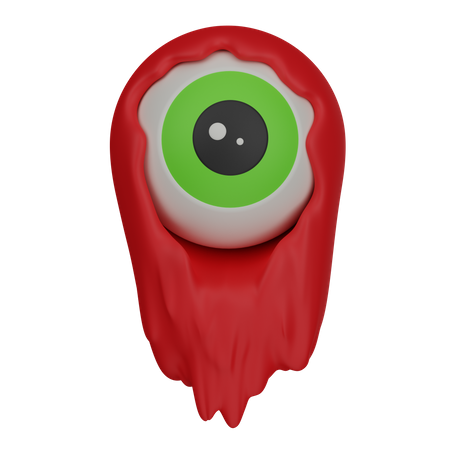 Eye in blood  3D Icon