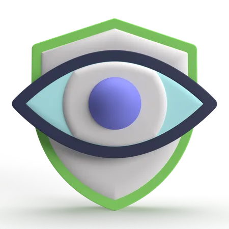 Eye Insurance  3D Icon